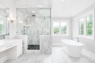 Marble Shower Wall